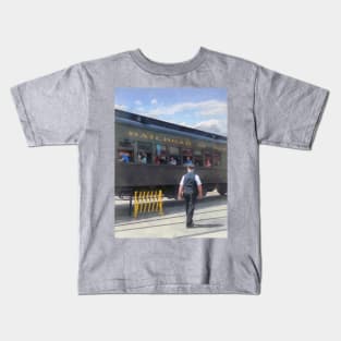 Trains - All Aboard Kids T-Shirt